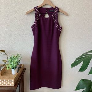Guess Royal Purple Body-con Dress